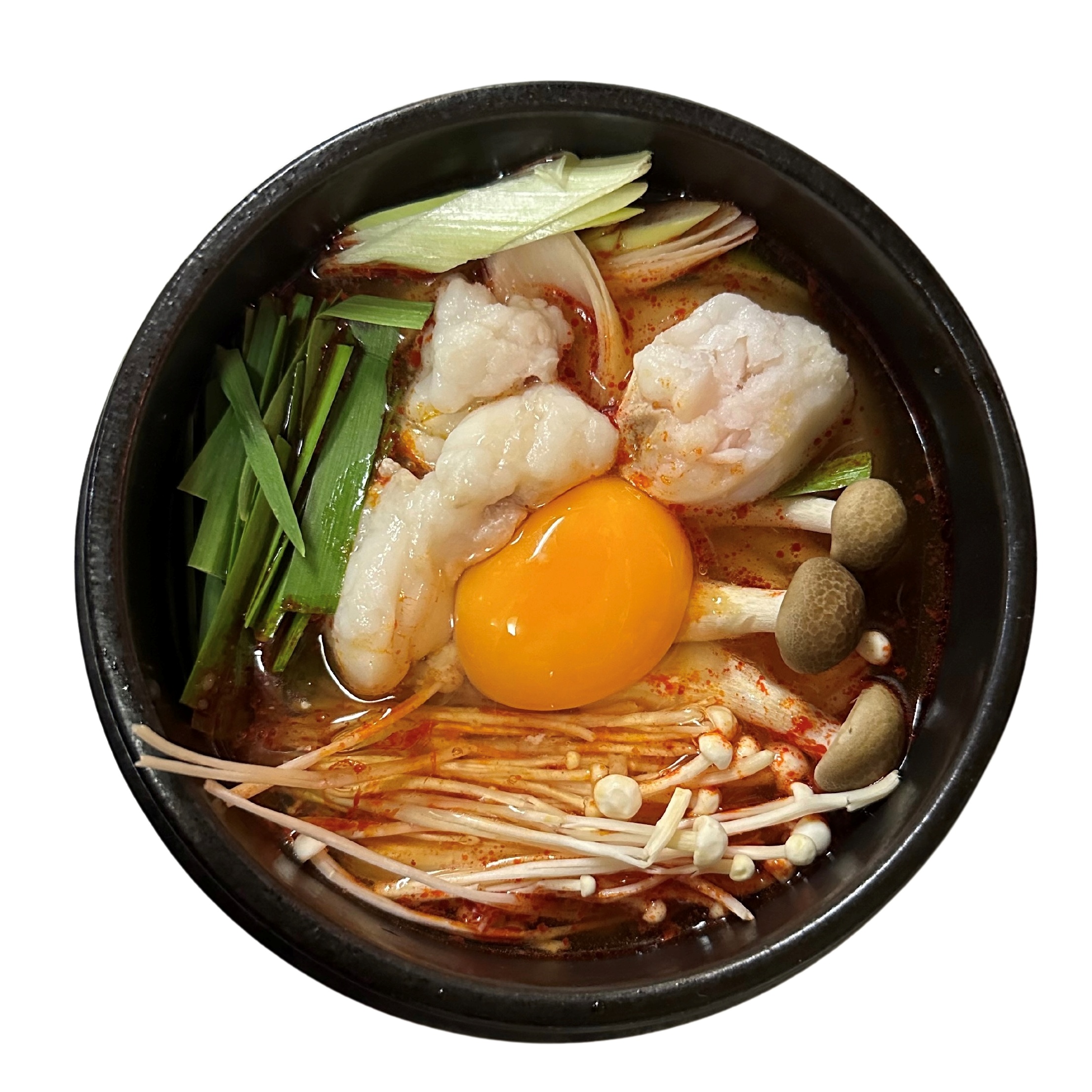 ホルモンスンドゥブチゲ(ライス、キムチ付き)