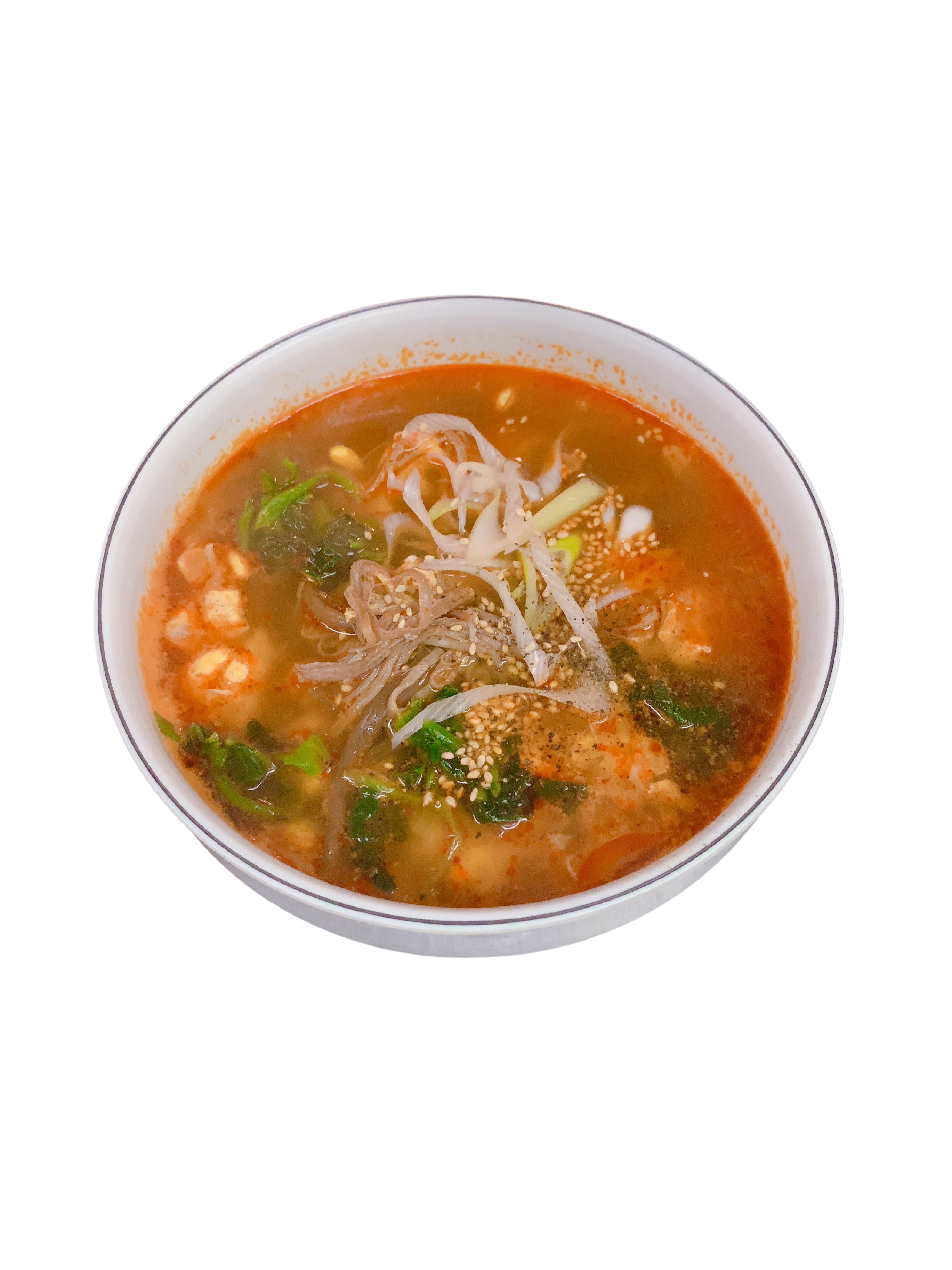 ユッケジャンスープ(ライス、キムチ付き)